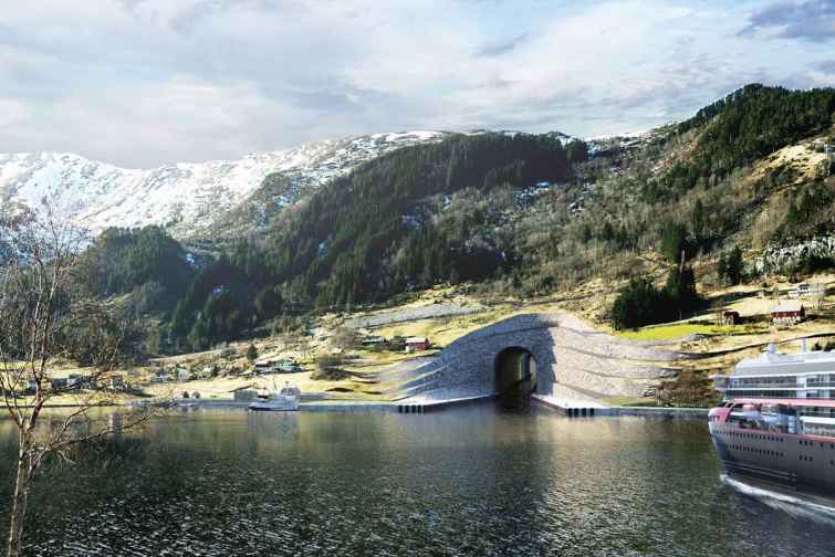 Gəmilər üçün  dünyada ilk tunel