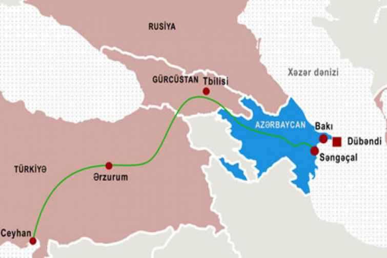 İyunda BTC  ilə 2,2 milyon ton Azərbaycan nefti nəql edilib
