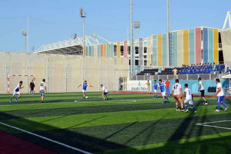 Azərbaycan və Rusiya hərbi dənizçiləri arasında mini-futbol görüşü təşkil olunub