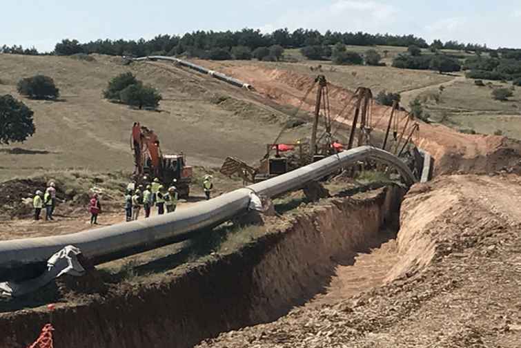 SOCAR-ın nümayəndələri TAP-ın tikinti ərazisində olublar