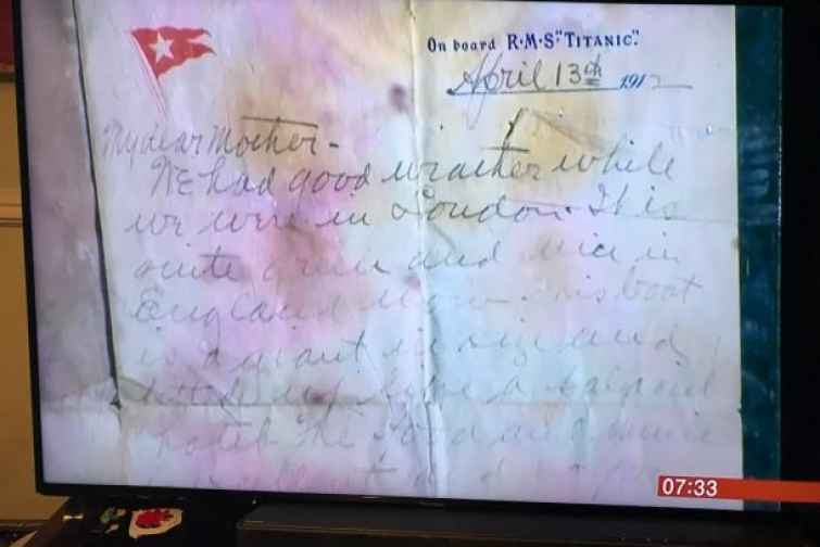 “Titanik”də yazılan məktub rekord qiymətə satıldı
