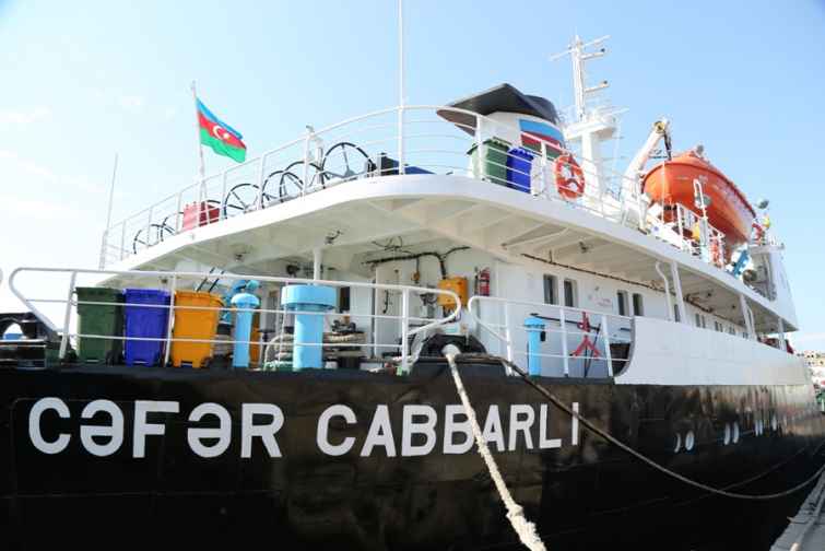 “Cəfər Cabbarlı” quru yük gəmisi əsaslı təmirdən sonra istismara qaytarılıb