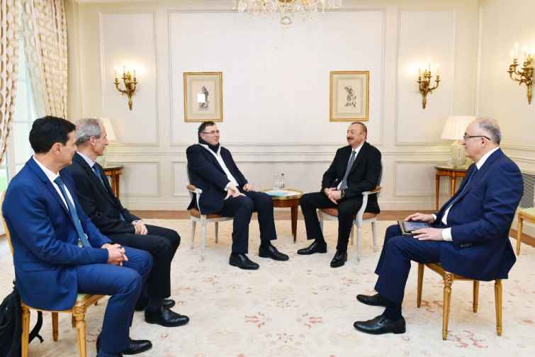 Prezident İlham Əliyev “Total” şirkətinin sədri və baş icraçı direktoru ilə görüşüb