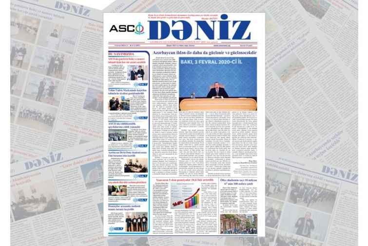 “Dəniz” qəzetinin növbəti nömrəsi işıq üzü görüb