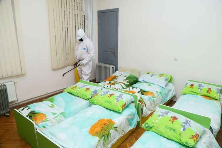 ASCO-nun uşaq bağ&ccedil;alarında dezinfeksiya işləri aparılıb