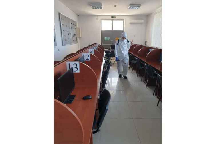 Təlim Tədris Mərkəzi dezinfeksiya olunub