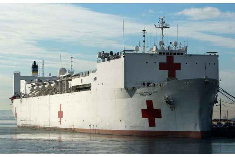 ABŞ koronavirusla mübarizə üçün üzən hospital işə salır