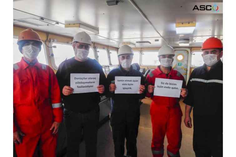 Dəniz&ccedil;ilər&nbsp;#EvdəQal aksiyasına qoşulublar - VİDEO