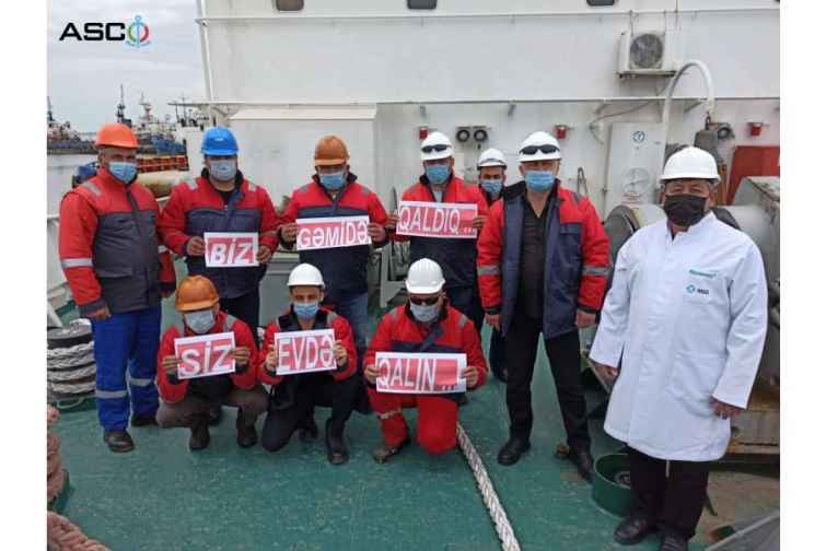 ASCO dənizçiləri #Evdeqal aksiyasını davam etdirirlər