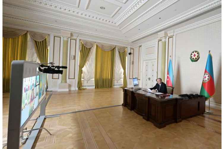 Prezident İlham Əliyevin təşəbb&uuml;s&uuml; ilə T&uuml;rk Şurasının videokonfrans vasitəsilə f&ouml;vqəladə Zirvə g&ouml;r&uuml;ş&uuml; ke&ccedil;irilib