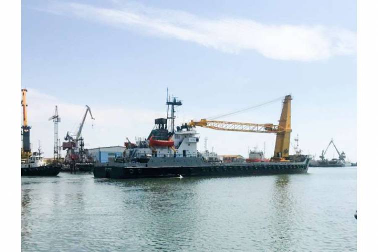 “Zülfi Hacıyev” kran gəmisi “Bibiheybət” Gəmi Təmiri Zavodunda əsaslı təmir edilib