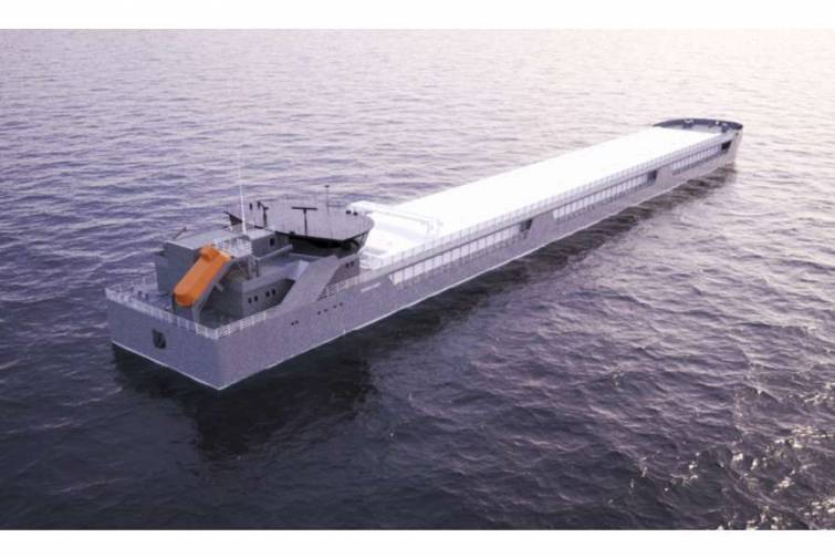 “United Shipbuilding Corporation” yeni quru yük gəmisi layihəsini təqdim edib