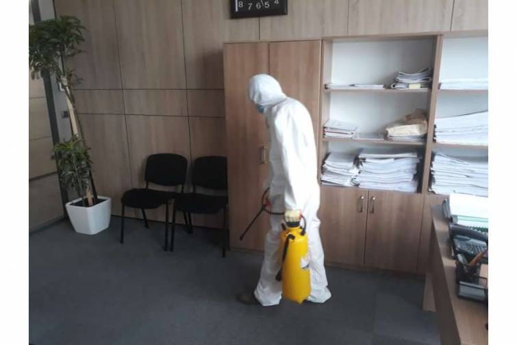 ASCO-nun baş ofisində dezinfeksiya işləri aparılıb