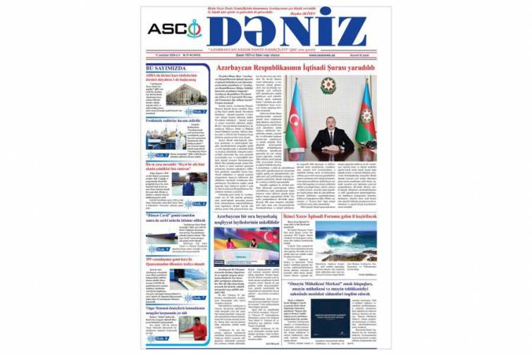 “Dəniz” qəzetinin növbəti nömrəsi işıq üzü görüb