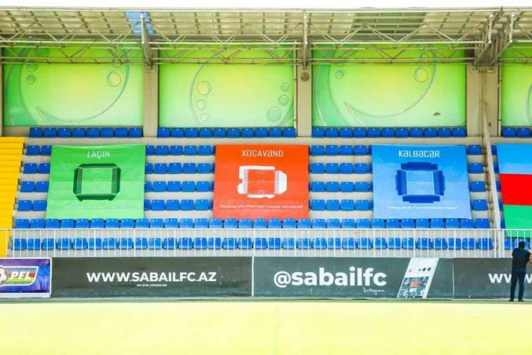 “ASCO Arena” stadionunun tribunalarına işğal altında olan rayonların adları həkk edilib - FOTO