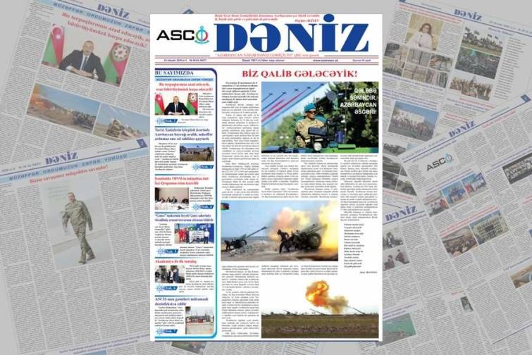 “Dəniz” qəzetinin növbəti nömrəsi işıq üzü görüb