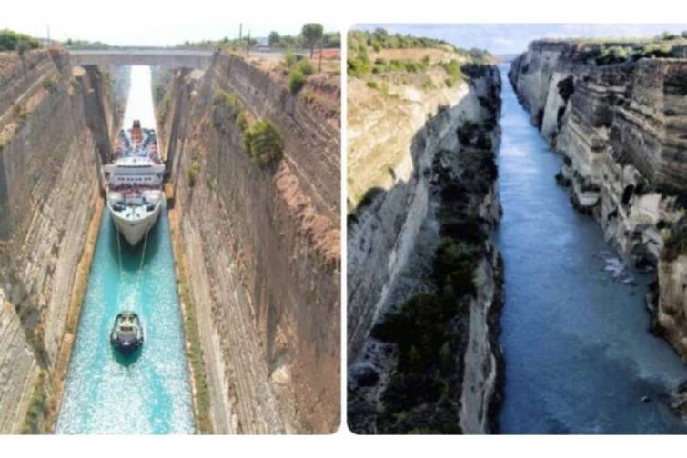 Yunanıstanın Korinf kanalı torpaq sürüşməsi nəticəsində bağlanıb