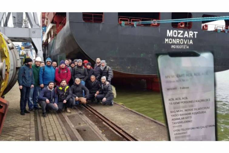 “MV Mozart” gəmisinin dəniz quldurları tərəfindən girov götürülmüş heyət üzvləri xilas edilib
