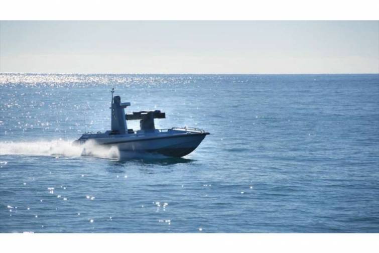 Türkiyə müdafiə sənayesinin ilk silahlı insansız dəniz vasitəsi suya endirilib