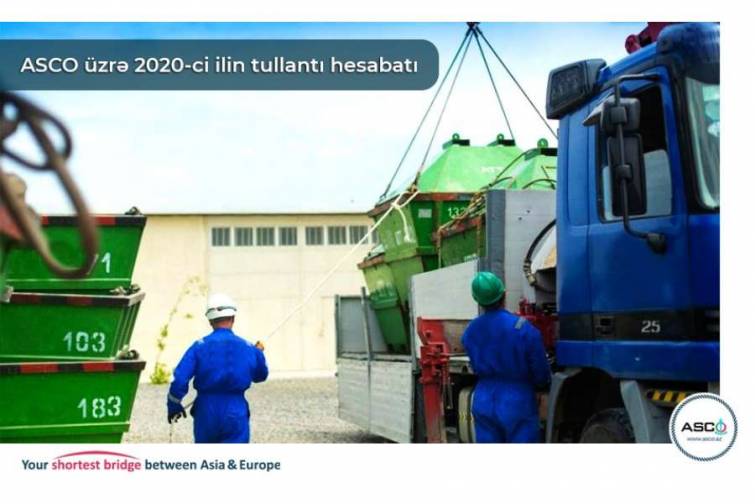 ASCO tullantıların ekologiyaya mənfi təsirlərinin minimuma endirilməsini diqqətdə saxlayır