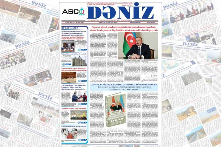 “Dəniz” qəzetinin növbəti sayı işıq üzü görüb