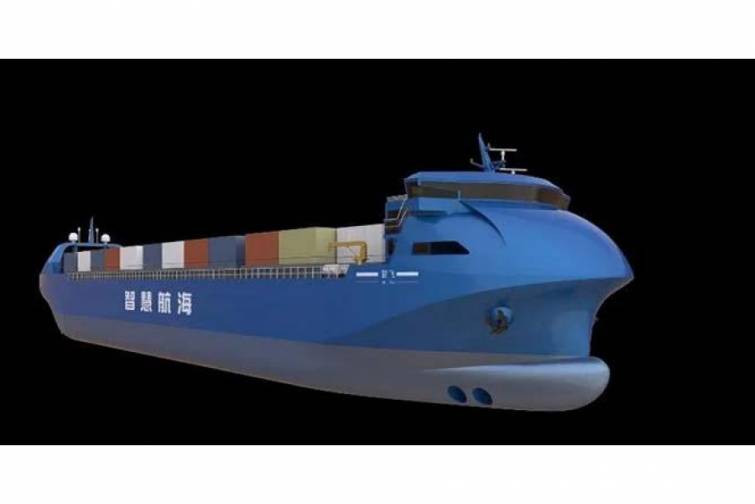 Çində ilk avtonom konteynerdaşıyan gəmisinin inşası başa çatdırılıb