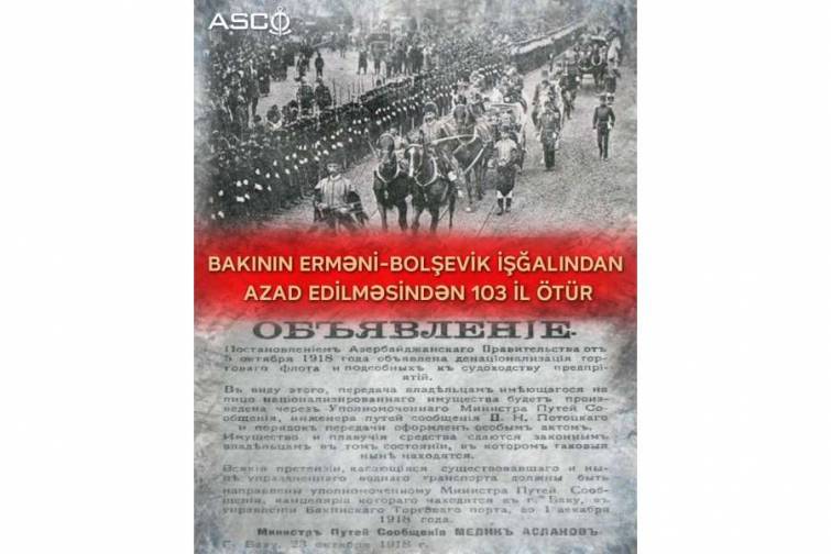 15 sentyabr Bakının işğaldan azad olunması günüdür