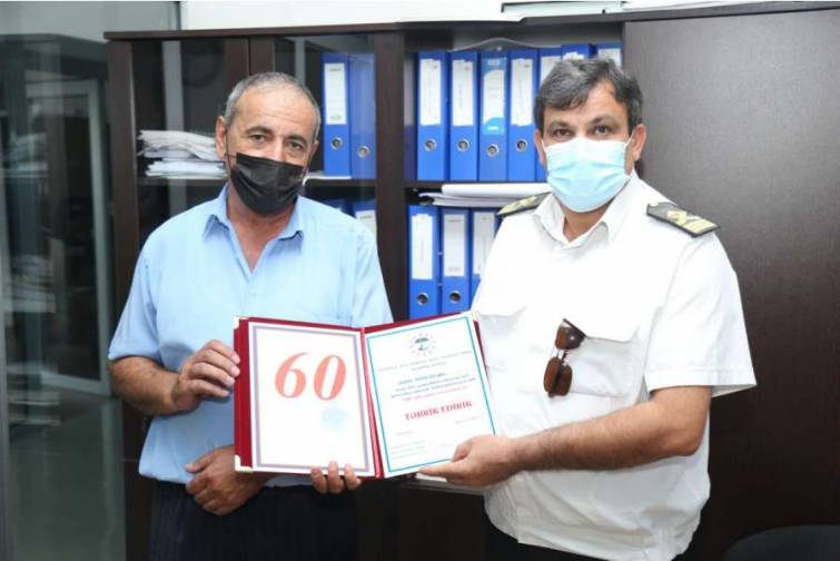 &ldquo;Dəniz&ccedil;i təmir-tikinti&rdquo; MMC-nin əməkdaşı Fizuli Əliyev 60 illik yubileyini qeyd edir