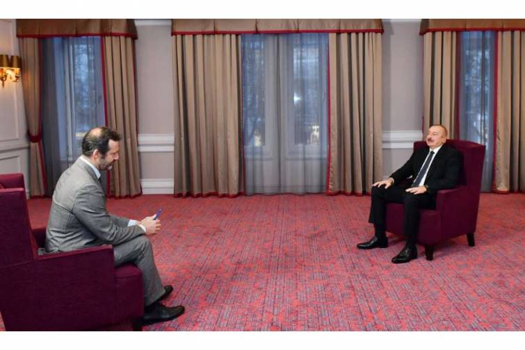 Prezident İlham Əliyev Brüsseldə İtaliyanın “İl Sole 24 Ore” qəzetinə müsahibə verib
