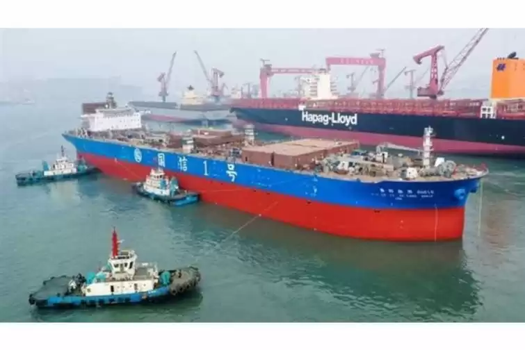 Çində tanker böyüklüyündə balıqyetişdirmə gəmisi inşa edilib
