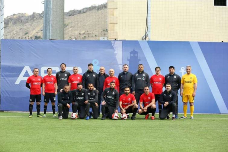 ASCO-da futbol oyunu keçirilib