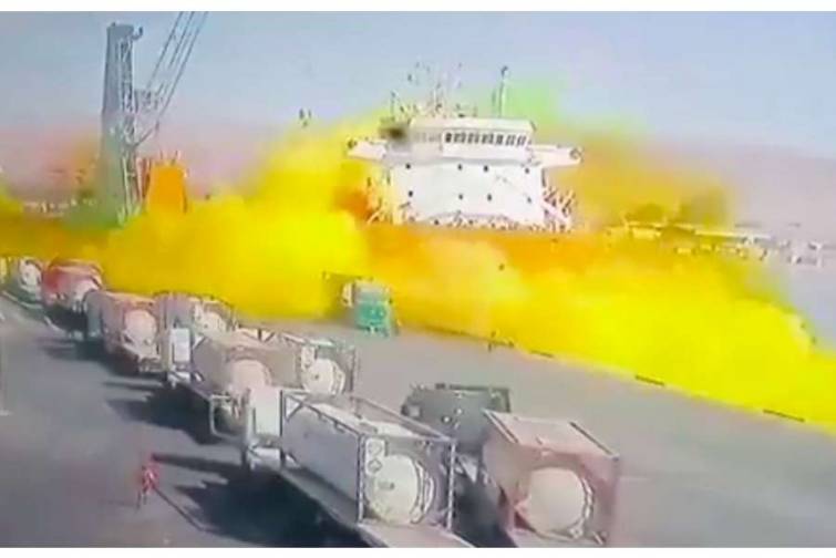 İordaniyanın Aqaba limanında zəhərli qaz sızması baş verib