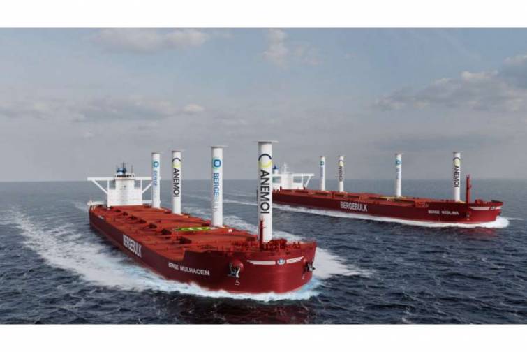 &ldquo;Berge Bulk&rdquo; &ouml;z gəmilərini fırlanan yelkənlərlə təchiz edir