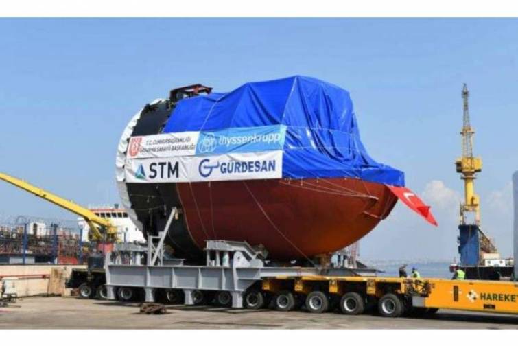 T&uuml;rkiyənin inşa etdiyi sualtı qayıqların baş hissələri tədar&uuml;k edilib