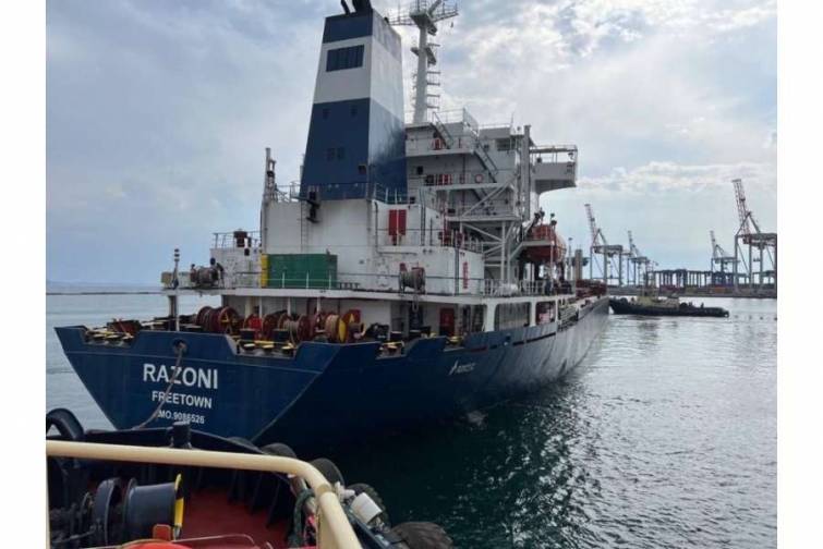 Ukraynadan hərəkət edən taxıl y&uuml;kl&uuml; ilk gəmi İstanbulda yoxlanıldıqdan sonra Livana doğru yola &ccedil;ıxıb