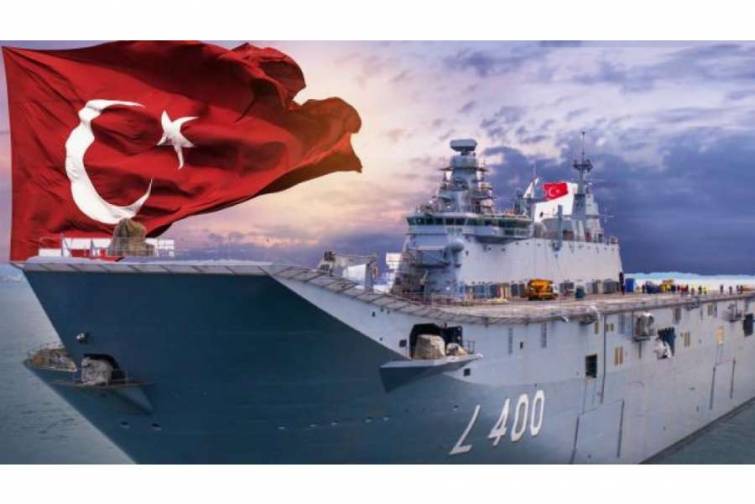 Türkiyənin ən böyük hərbi gəmisi ictimaiyyətə təqdim edilib