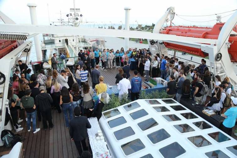 “Erasmus+” proqramı çərçivəsində xarici gənclər gəmiçilik tariximizlə tanış olublar FOTOLAR+VİDEO