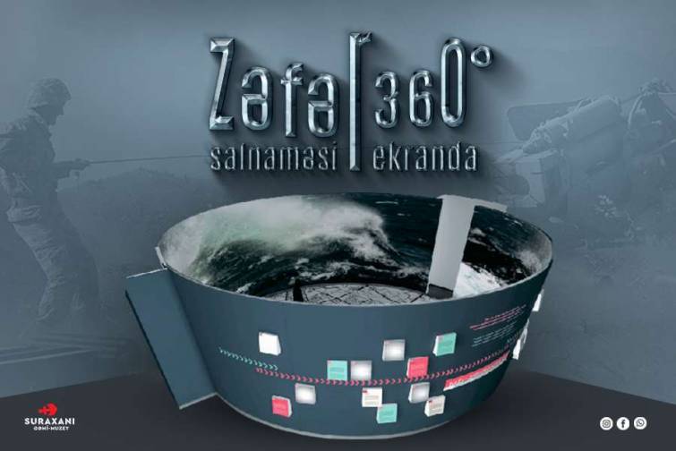 Gəmi-muzeyin 360 dərəcəlik ekranında nümayiş olunan video Vətən müharibəsinə aid görüntülərlə zənginləşdirilib