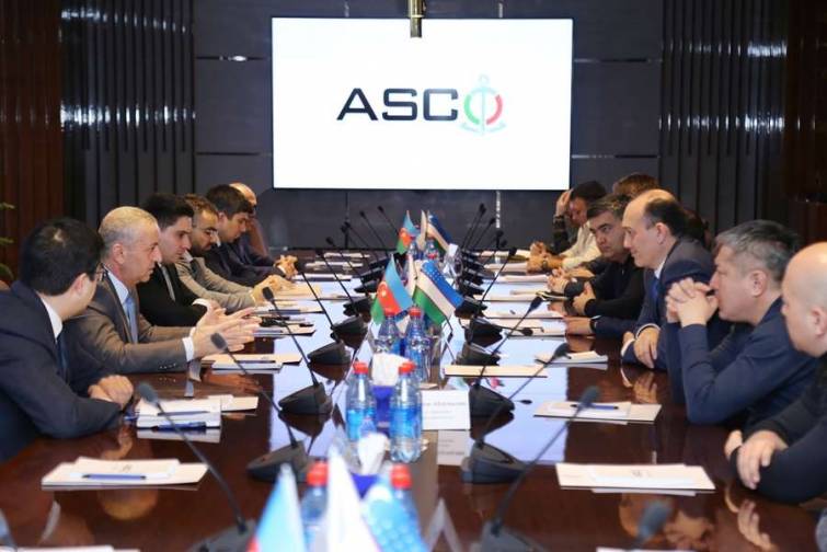 &Ouml;zbəkistanın nəqliyyat sahəsi &uuml;zrə n&uuml;mayəndə heyəti ilə g&ouml;r&uuml;ş ke&ccedil;irilib