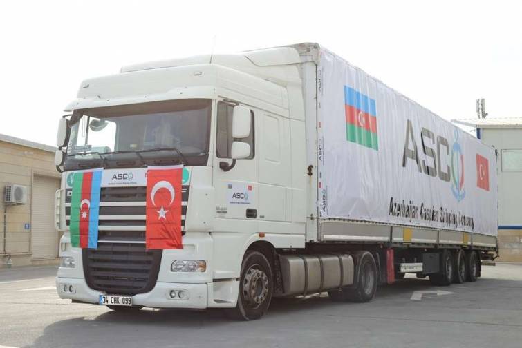 ASCO qardaş T&uuml;rkiyəyə n&ouml;vbəti dəfə humanitar yardım g&ouml;ndərib
