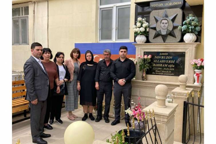 Şəhidlik zirvəsinə ucalan ADDA məzunları ziyarət olunub