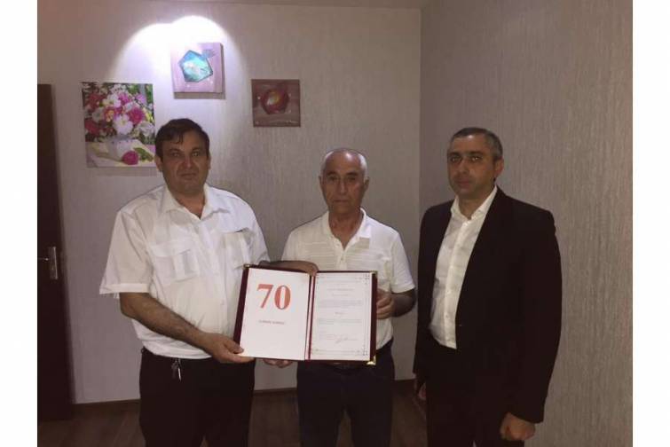 Veteran dənizçi Adik Babayev 70 illik yubileyini qeyd edir
