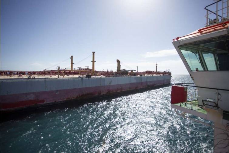 “Boskalis Ndeavor” çoxməqsədli dəstək gəmisi “FSO Safer” tankerinin batdığı yerə gəlib