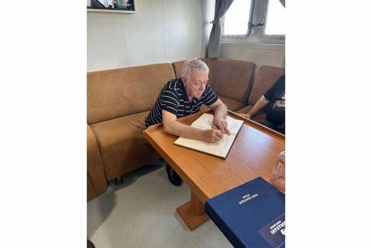 MDB-yə üzv dövlətlərin Baş Prokurorlarının Əlaqələndirmə Şurasının iclasının bir qrup iştirakçısı gəmi-muzeydə olub