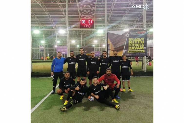 Ulu Öndər Heydər Əliyevin xatirəsinə həsr olunmuş minifutbol turnirində ASCO-nun komandası növbəti qələbəsini qazanıb