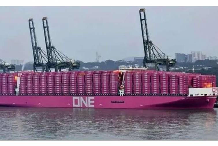 “ONE” meqa konteyner gəmisini yükləmək üzrə yeni rekorda imza atıb