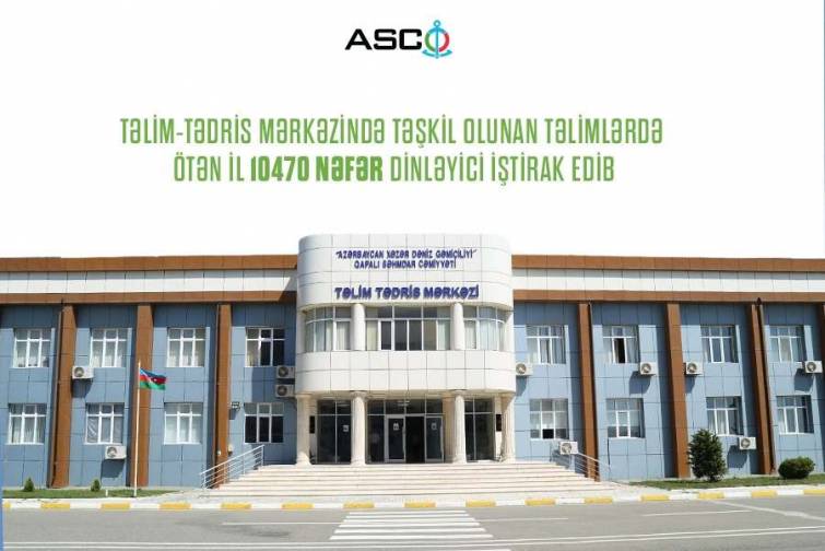 ASCO-nun Təlim-Tədris Mərkəzində təşkil olunan təlimlərdə ötən il 10470 nəfər dinləyici iştirak edib