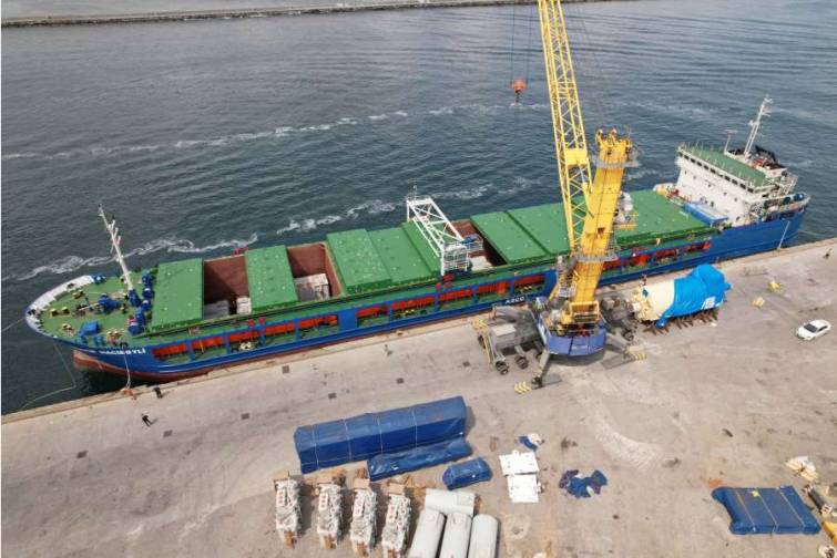 “Üzeyir Hacıbəyli” gəmisi Mingəçevirdə tikilən yeni elektrik stansiyası üzrə zəruri olan avadanlıqları Türkiyədən Azərbaycana çatdıracaq