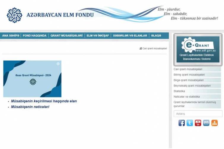 ADDA və ATU alimlərinin birgə layihəsi Azərbaycan Elm Fondunun