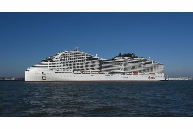 22 göyərtəli “MSC World America” səfərə 2138 heyət üzvü və 6762 sərnişinlə çıxacaq